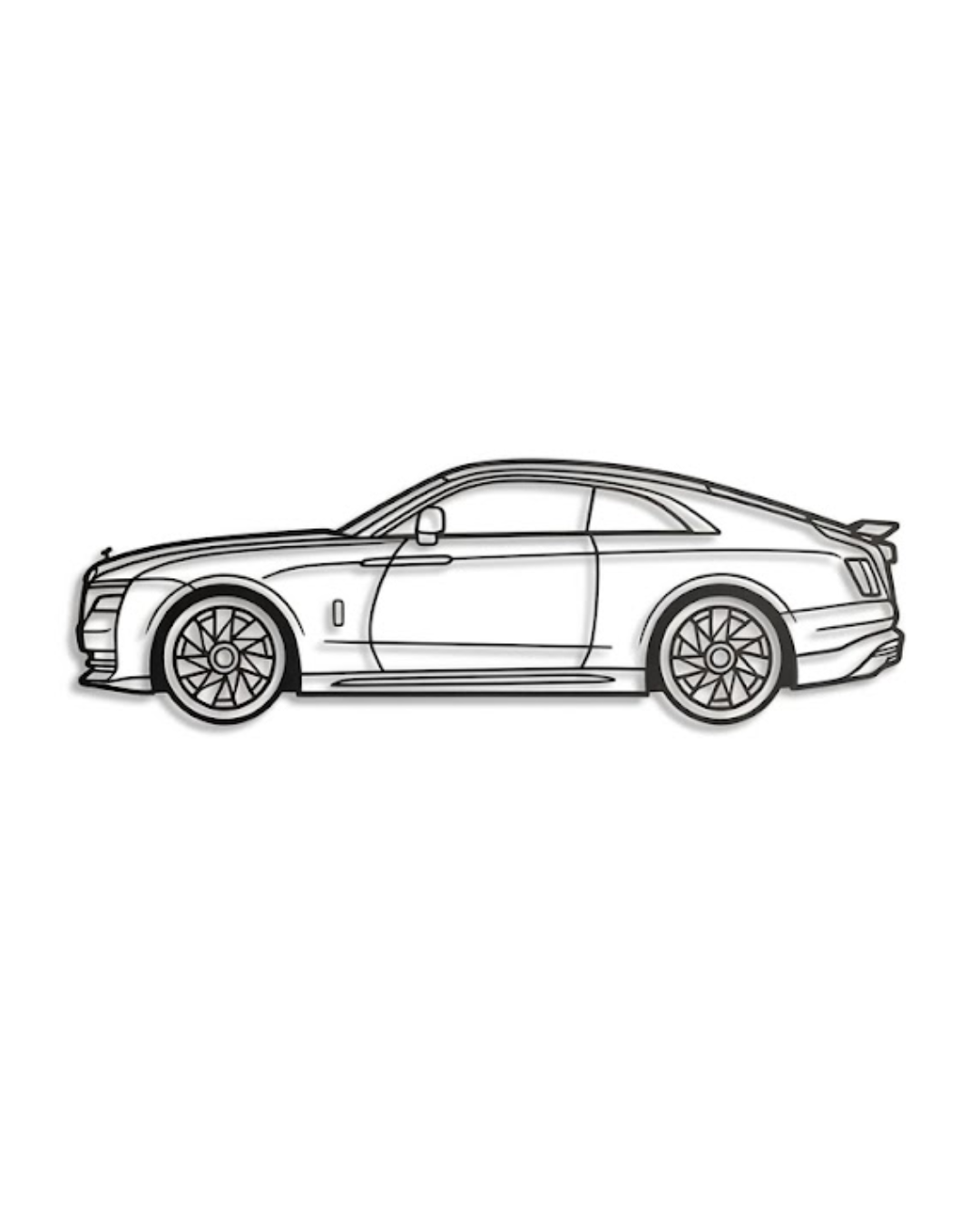 Rolls-Royce 2025 → Ghost Series II (latest trending) SIDE VIEW