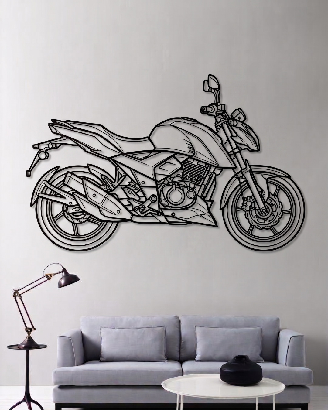 Apache RTR 160 4V SIDE  VIEW