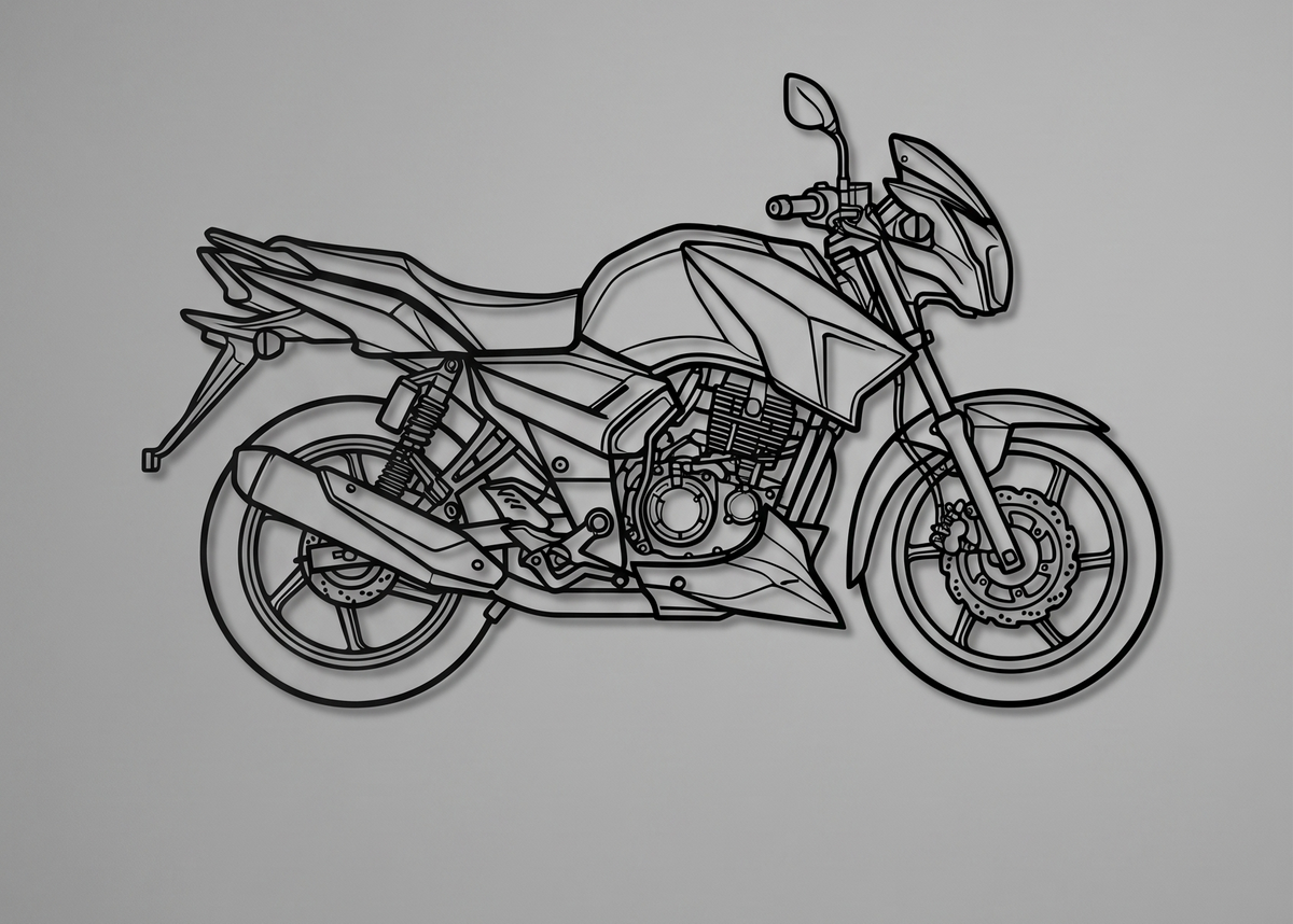 Apache RTR 180  SIDE  VIEW