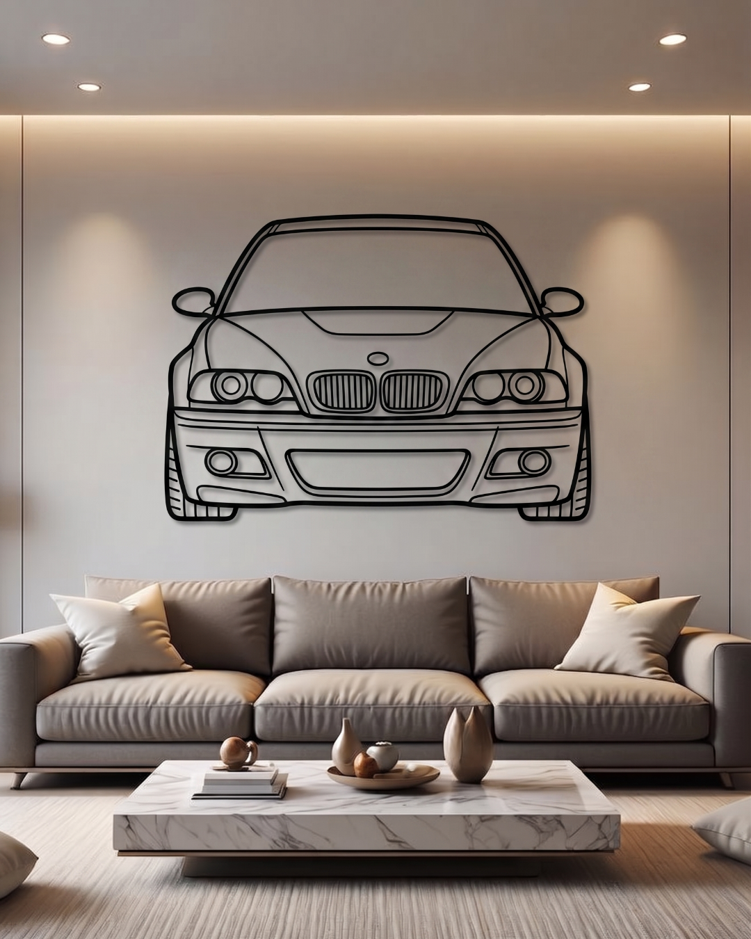 BMW 3 Series E46 FRONT VIEW