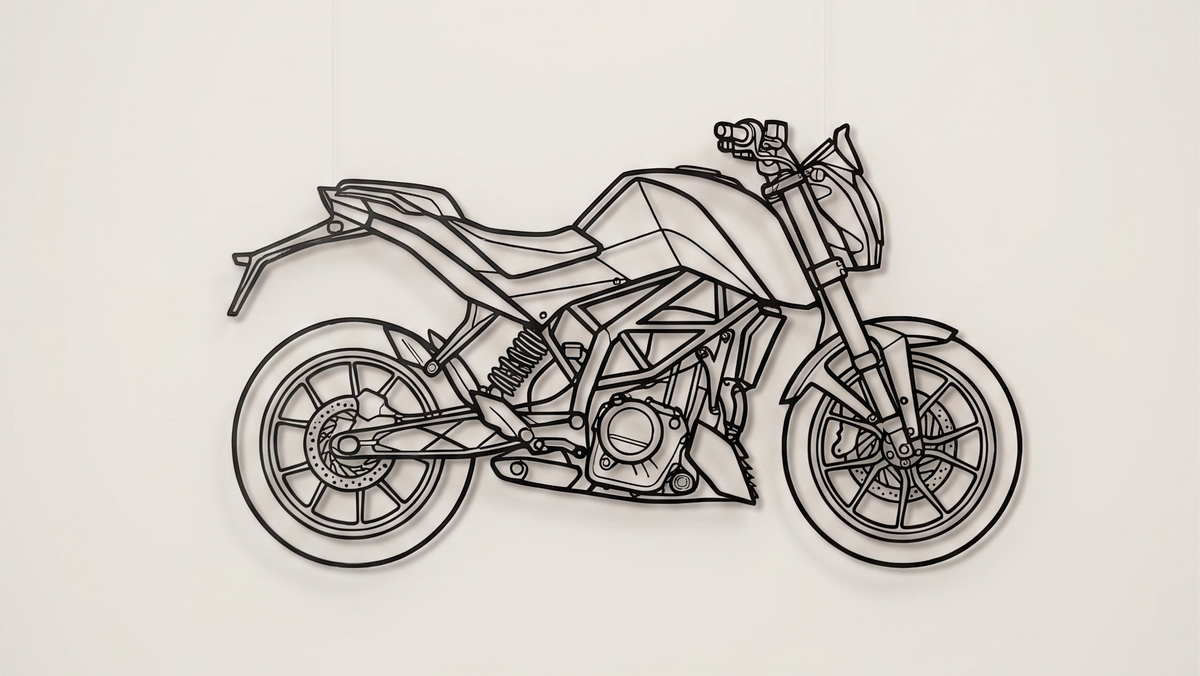 Duke 390 Gen 1 SIDE  VIEW