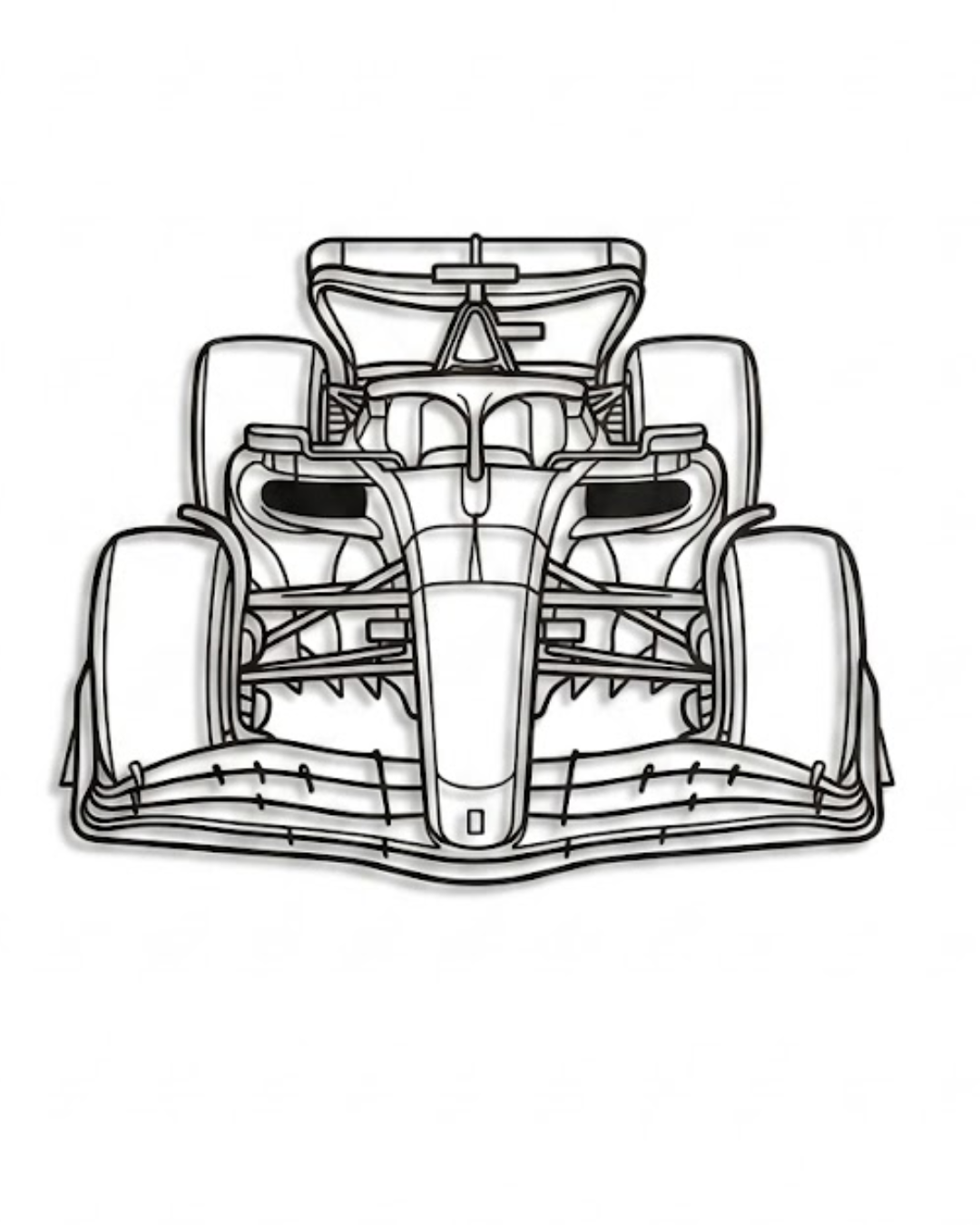 F1 CAR MODEL Ferrari SF-24 → 2024 front view