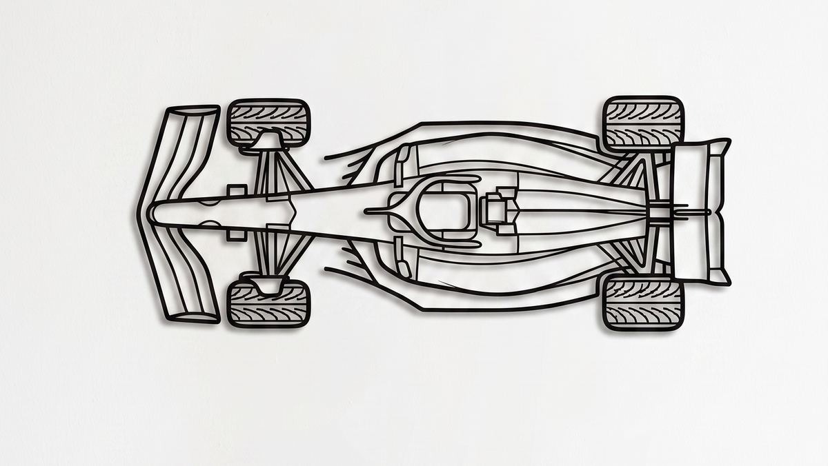F1 Red Bull Racing RB20 → 2024 top view