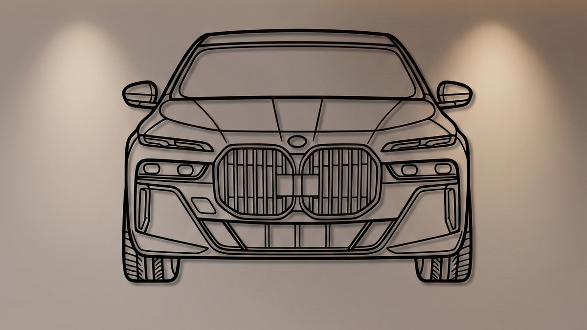 BMW 7 Series G70 FRONT VIEW