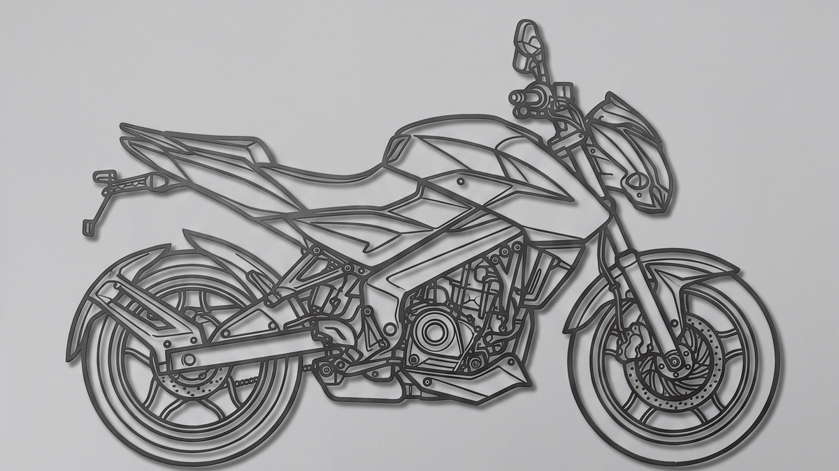 Pulsar NS400Z  SIDE VIEW