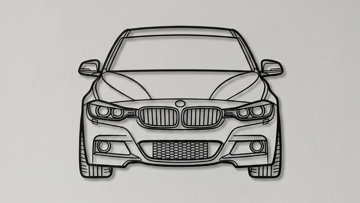 BMW 320i F30 FRONT VIEW