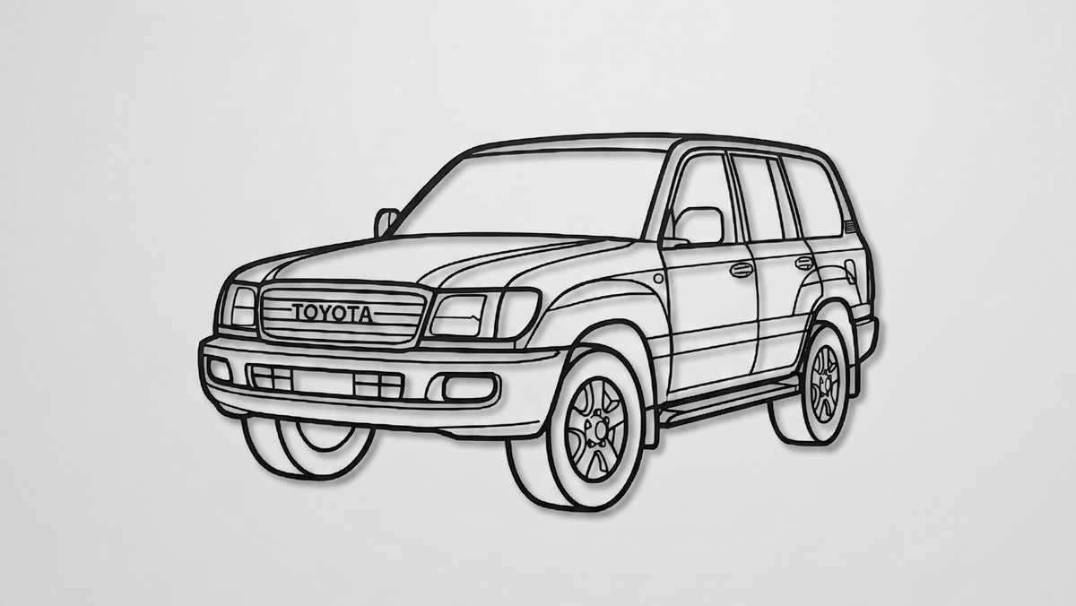 Toyota Land Cruiser J100 3/4 VIEW