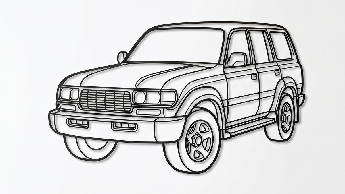 Lexus LX 450 J80 3/4 VIEW