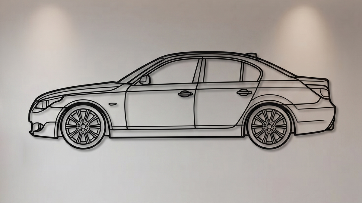 BMW 5 Series E60 SIDE VIEW