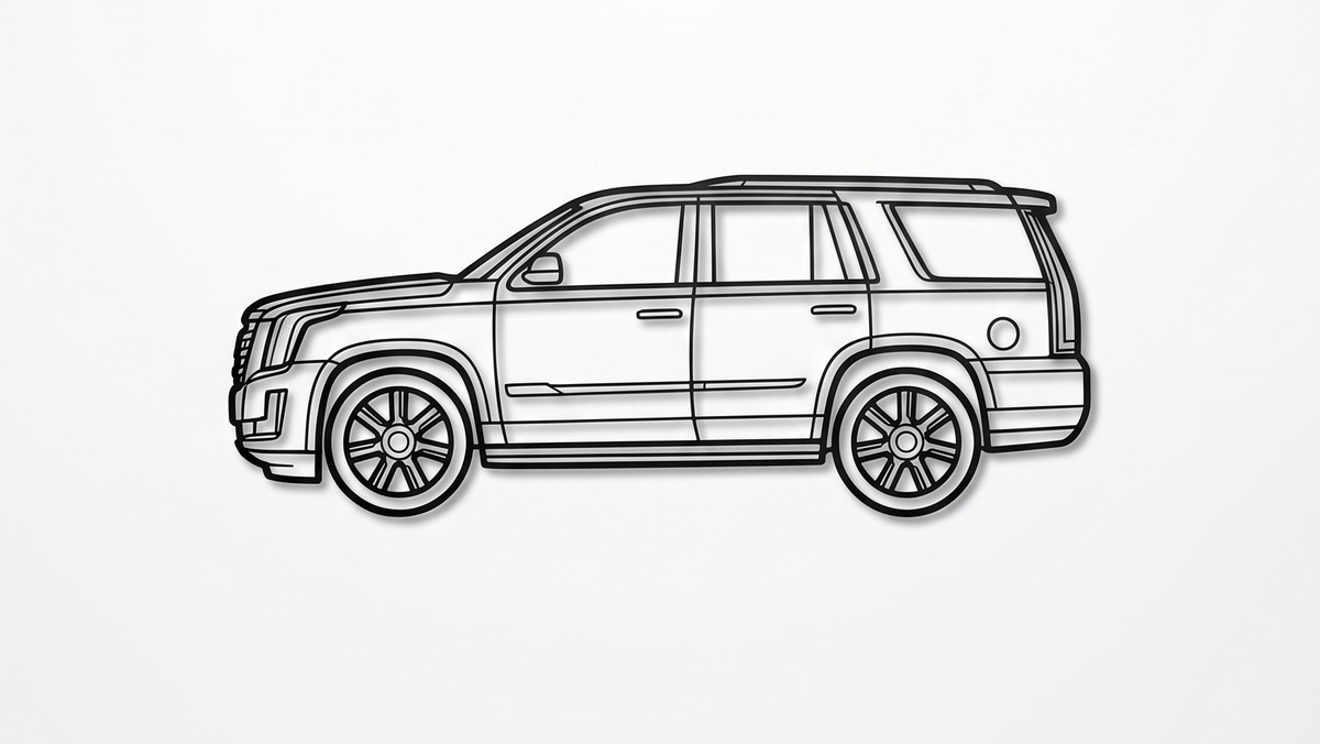 Cadillac Escalade GMT1YC SIDE VIEW