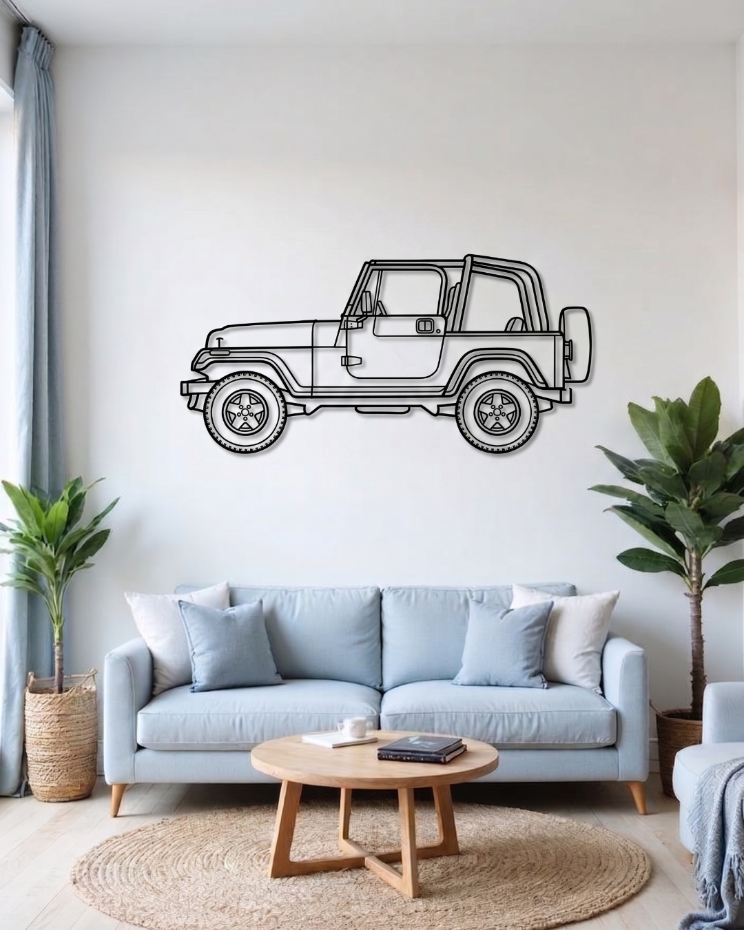 Jeep Wrangler YJ SIDE VIEW