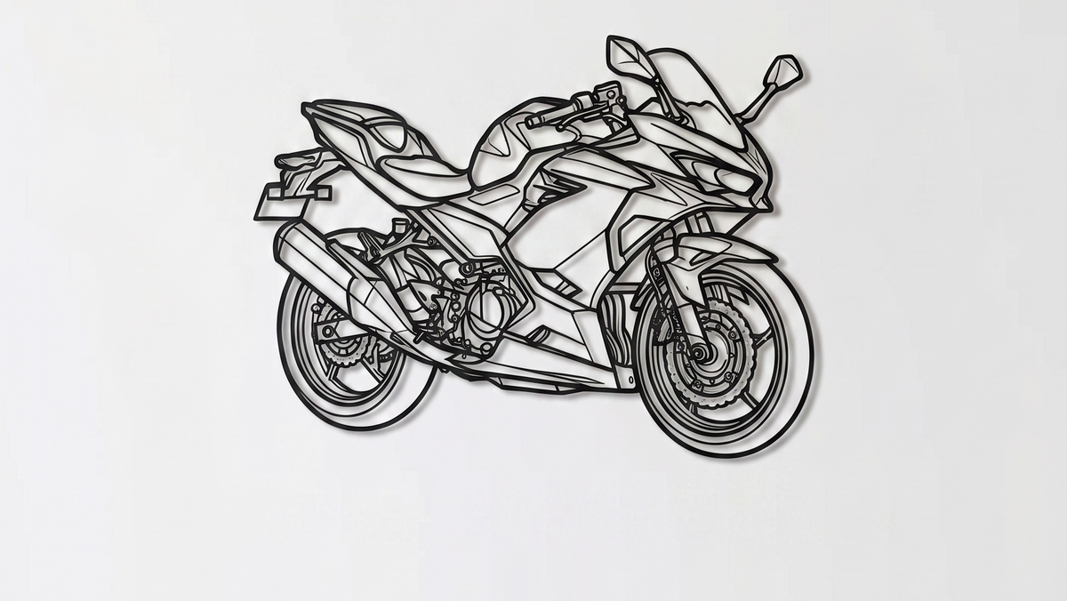 Ninja 400 3/4 VIEW