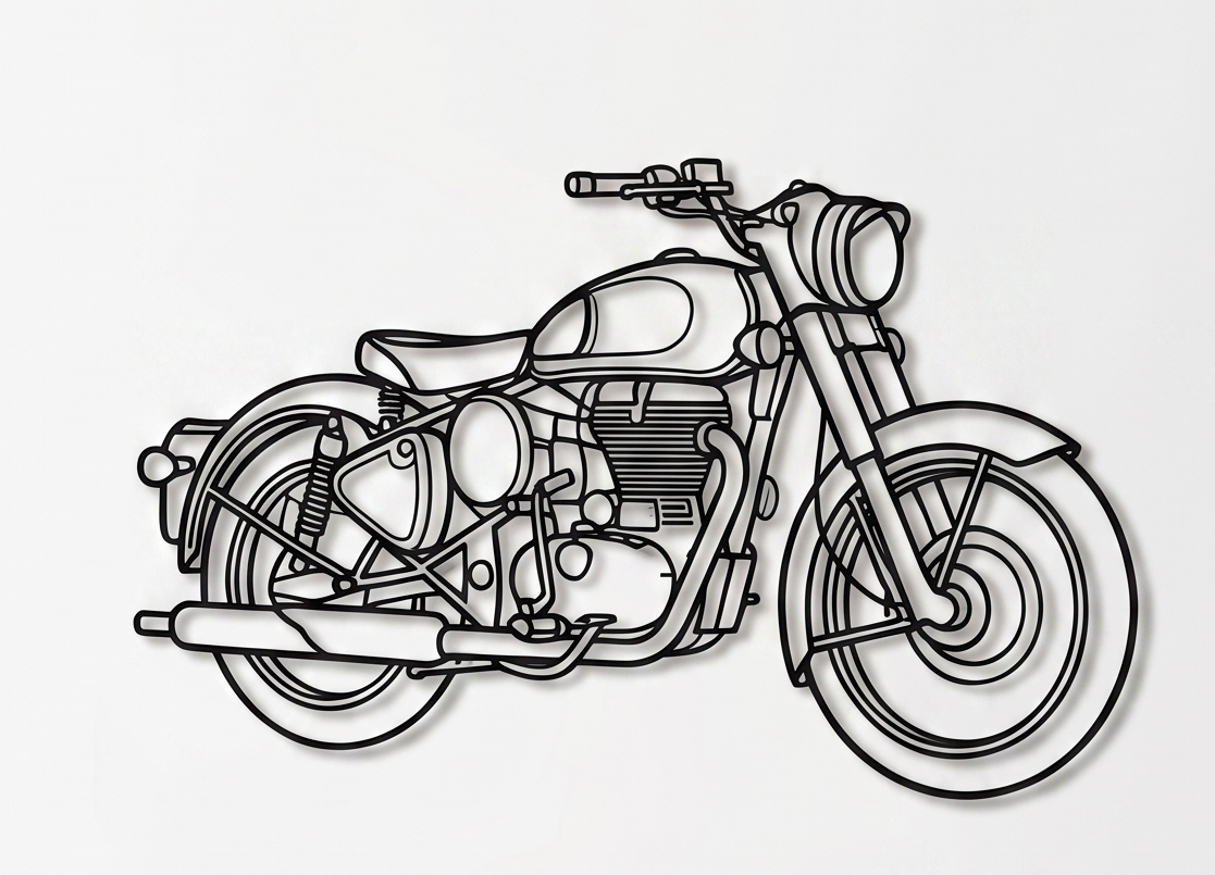 Royal Enfield Bullet Series 3/4 View