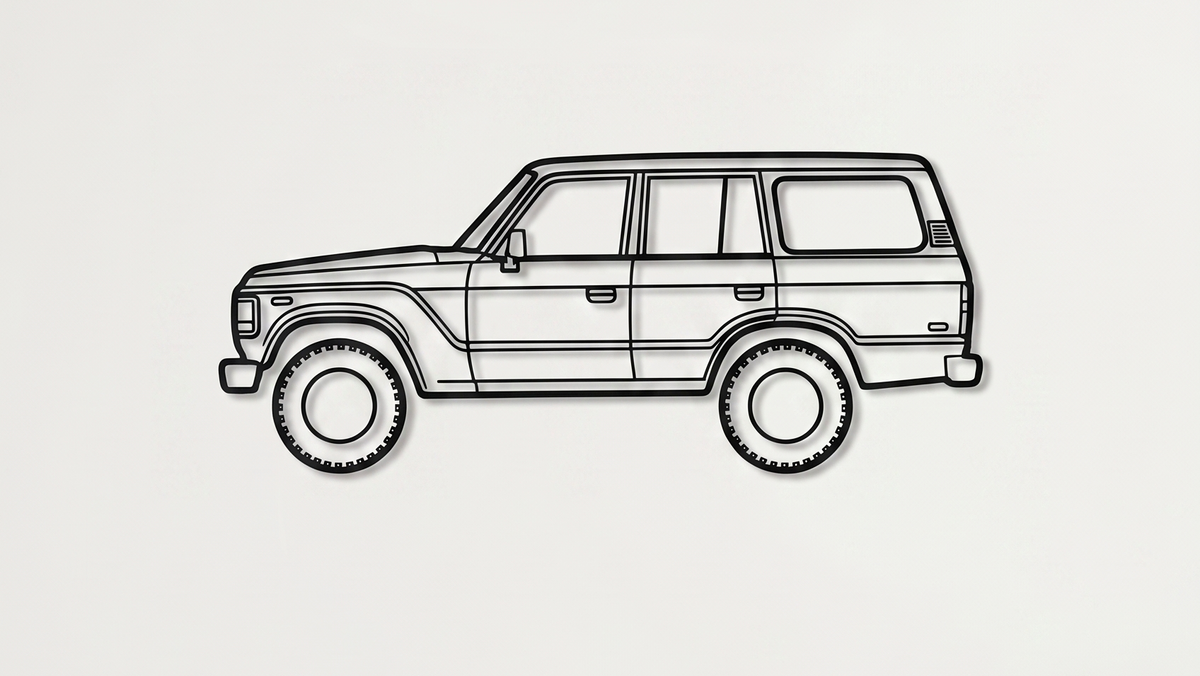 Toyota Land Cruiser J60 SIDE VIEW